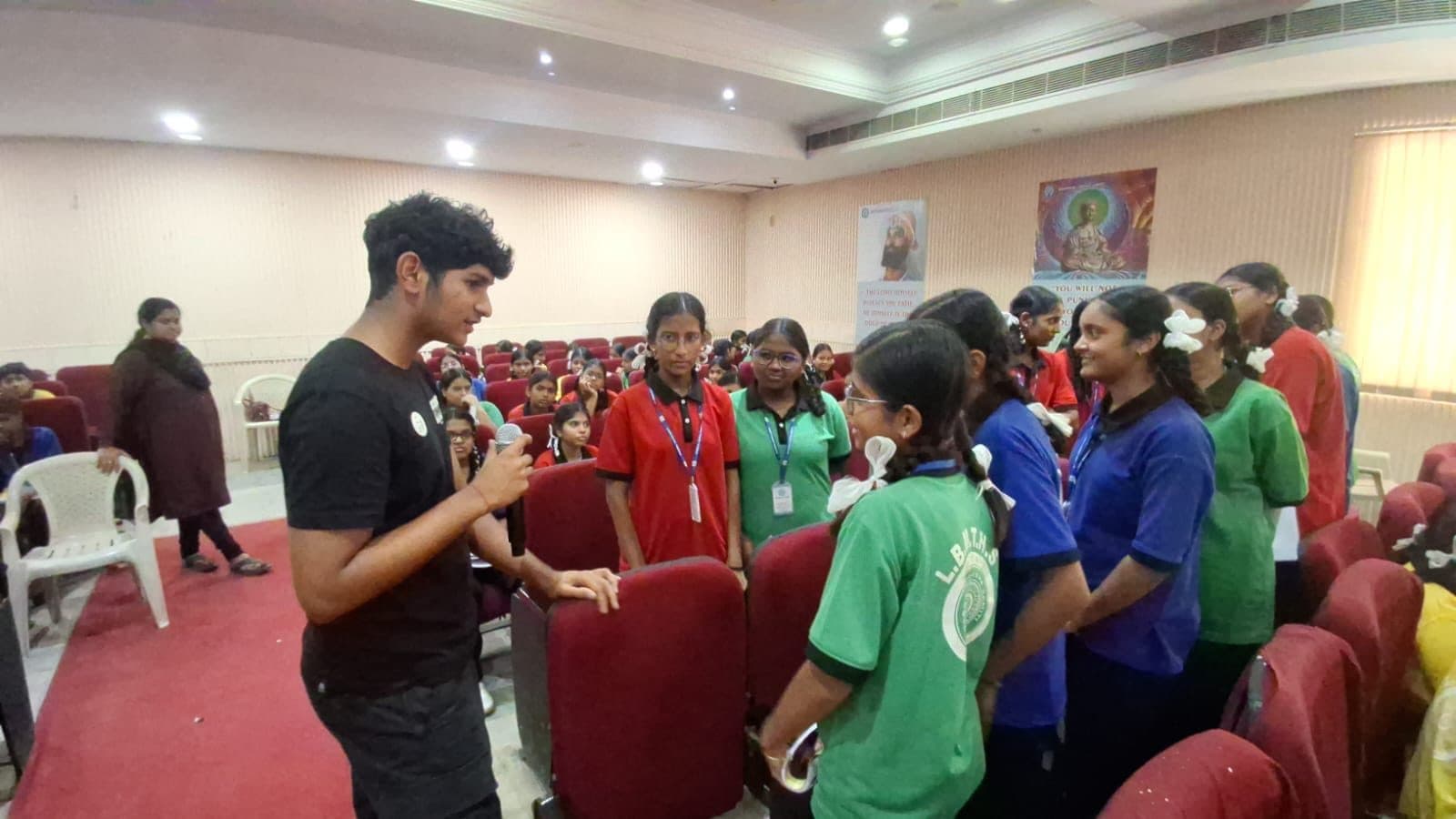 Talking with students